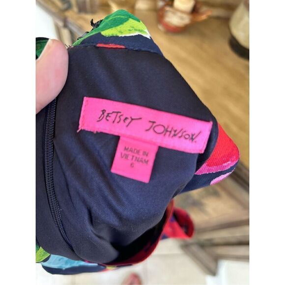 Betsey Johnson Halter Neck Floral Print Dress - Flowy - Picture 3 of 11